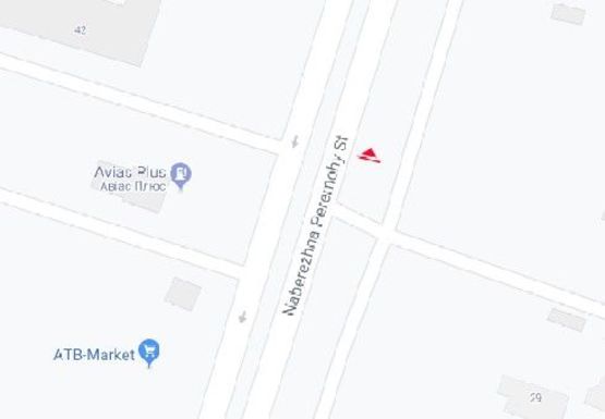 Схема рекламної площини за адресою Набережная Победы - ресторан Камелот