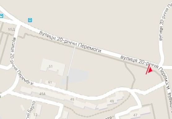 Схема рекламної площини за адресою 20-летия Победы ул., 49