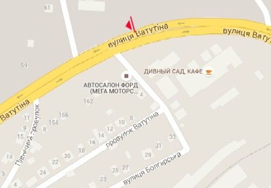 Схема рекламної площини за адресою Независимости пр., 61