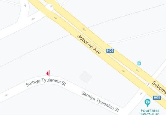 Схема рекламной плоскости по адресу Тюленина ул.