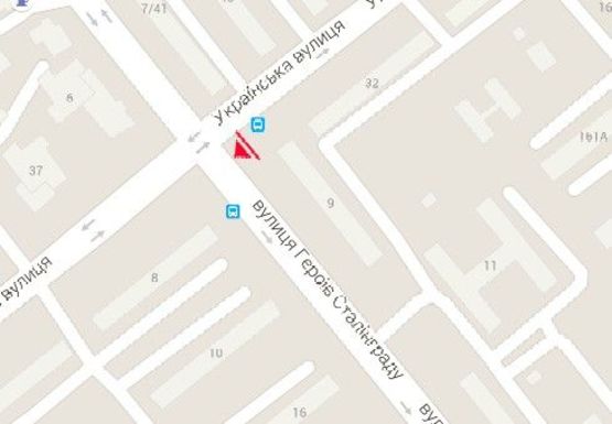 Схема рекламной плоскости по адресу Школьная ул., 9