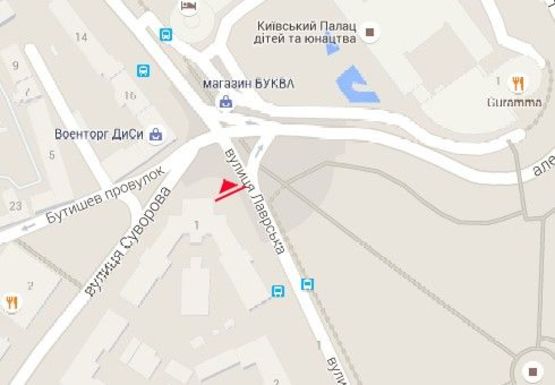 Схема рекламной плоскости по адресу Мазепы Ивана ул. - Славы пл.