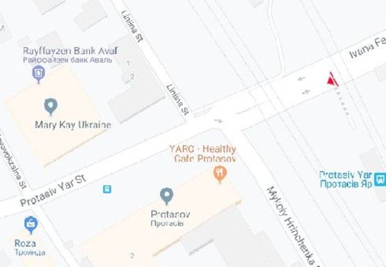 Схема рекламной плоскости по адресу Федорова ул. (2)