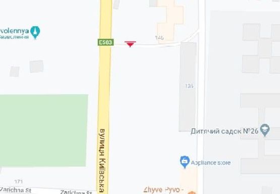 Схема рекламной плоскости по адресу Киевская ул., 146