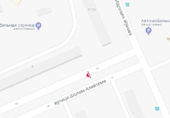 Схема рекламної площини за адресою Шолома Алейхема ул., 24_26