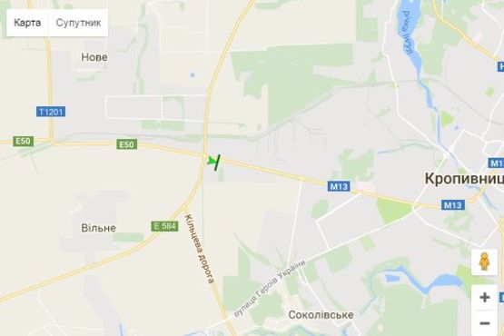 Схема рекламної площини за адресою Мурманська вул., (Облавтодор)