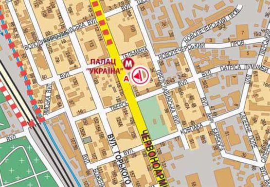 Схема рекламної площини за адресою Большая Васильковская ул., 111-113 (BackLit)