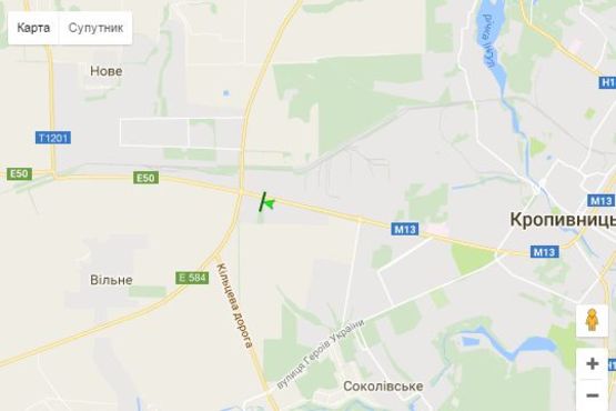 Схема рекламної площини за адресою Мурманська вул., (Облавтодор)