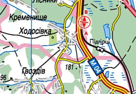 Схема рекламной плоскости по адресу Трасcа Н-01, Новая Обуховская, 23400