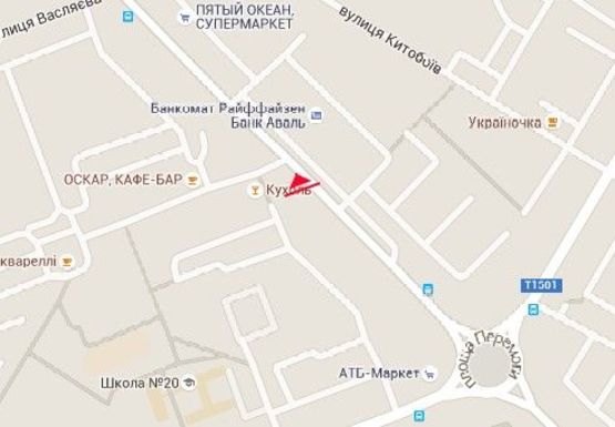 Схема рекламной плоскости по адресу Мира, 21/1 пр.