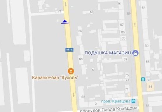 Схема рекламної площини за адресою Атамана Головатого ул., 71