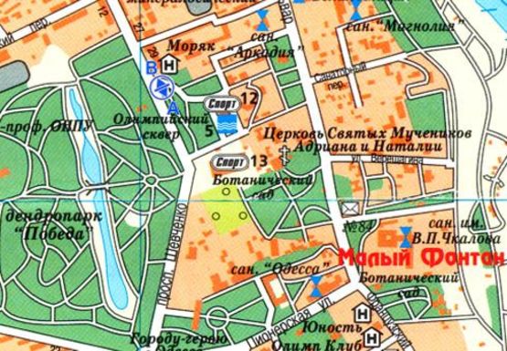 Схема рекламної площини за адресою Шевченко пр., 29-А