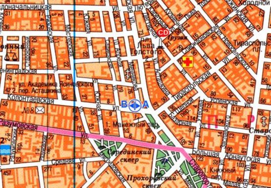 Схема рекламної площини за адресою Колонтаевская ул. - Старопортофранковская ул., остановка 2