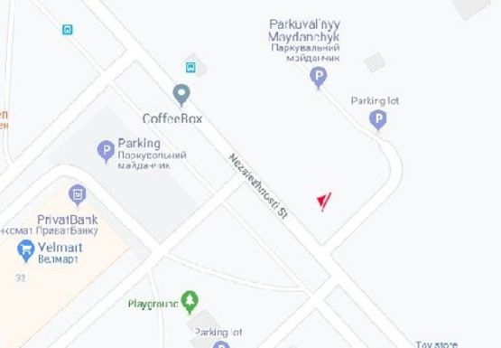 Схема рекламной плоскости по адресу Независимости ул., 32