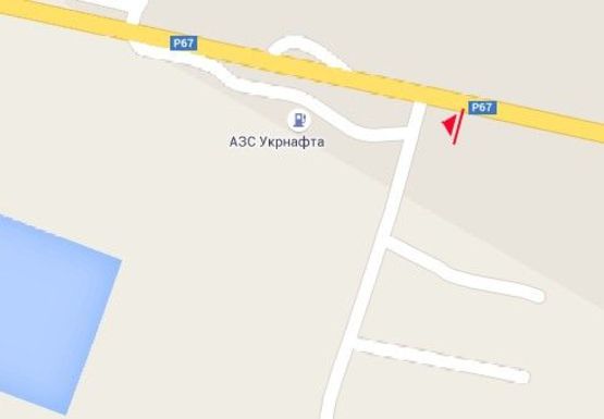 Схема рекламной плоскости по адресу Киевская ул., 26