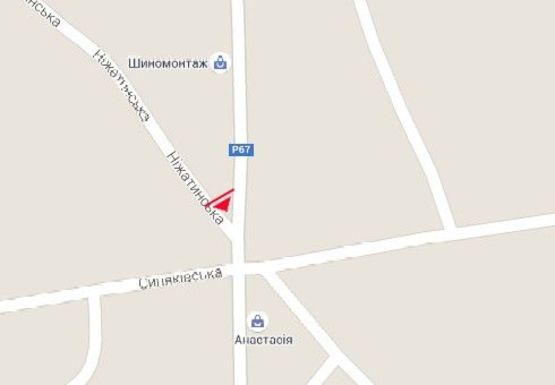 Схема рекламной плоскости по адресу Независимости ул. - Нижатинская ул.