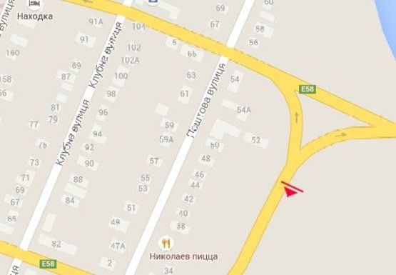 Схема рекламной плоскости по адресу Варваровский мост -  вьезд, Веселиновская ул.