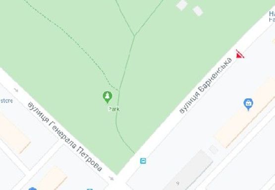 Схема рекламної площини за адресою Варненская ул., 7