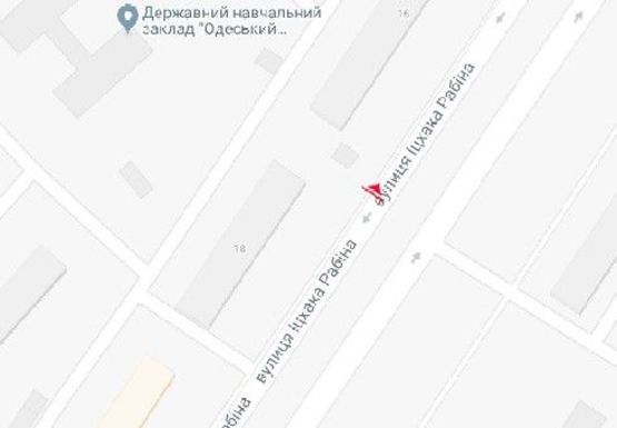 Схема рекламной плоскости по адресу Ицхака Рабина ул., 16