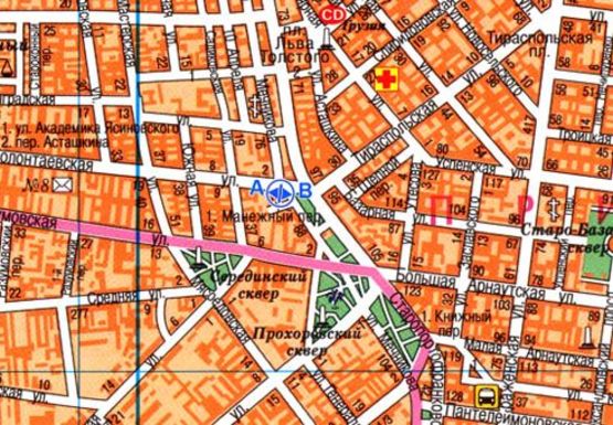 Схема рекламної площини за адресою Колонтаевская ул. - Старопортофранковская ул., остановка 1