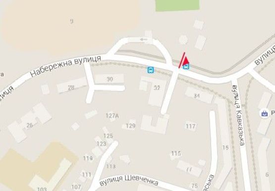 Схема рекламной плоскости по адресу Набережная ул. - Литовская ул.