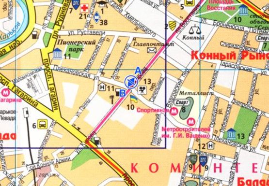 Схема рекламної площини за адресою Молочная ул. - Плехановская ул.,  39а (остановка)