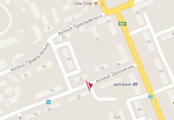 Схема рекламной плоскости по адресу Железнодорожная ул. – Ушакова пр.