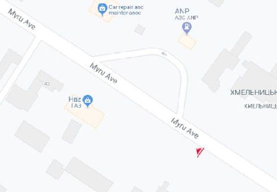 Схема рекламної площини за адресою Мира пр., 42