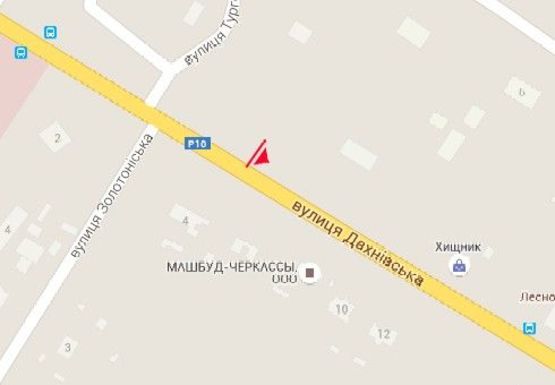 Схема рекламной плоскости по адресу Дахновская ул., 17