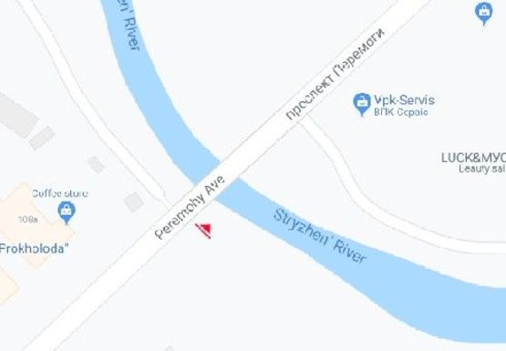 Схема рекламной плоскости по адресу Победы пр., 109