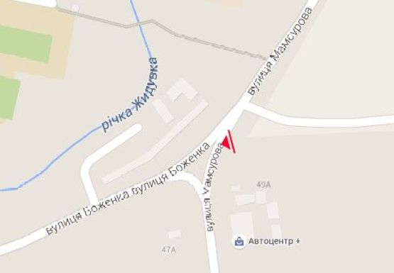 Схема рекламной плоскости по адресу Мамсурова ул. - Окружная ул., возле ДПЗ