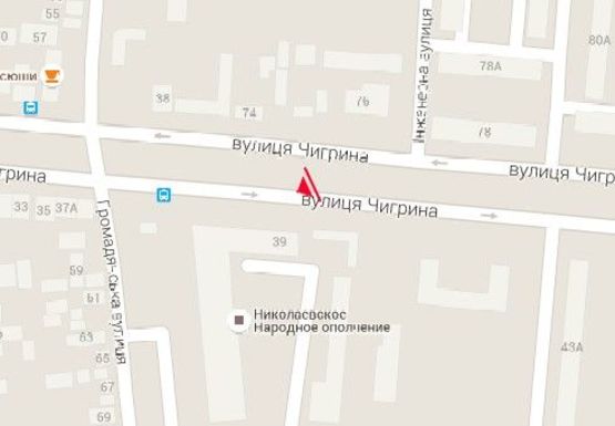 Схема рекламной плоскости по адресу Пограничная ул., 39, банк "Форум"