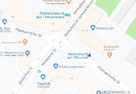 Схема рекламной плоскости по адресу Плехановская ул.,  41-43 (остановка)