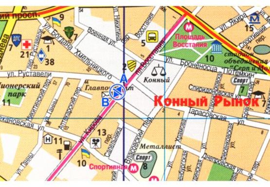 Схема рекламной плоскости по адресу Молочная ул., 6