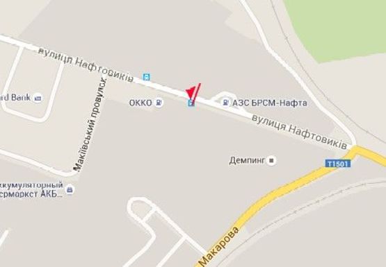 Схема рекламної площини за адресою Нефтяников ул., 7
