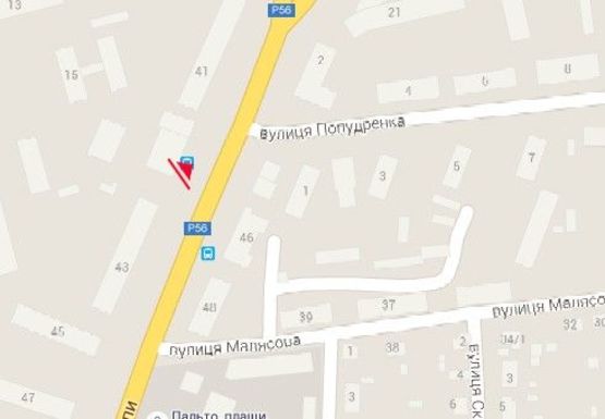 Схема рекламної площини за адресою Ивана Мазепы ул., 43