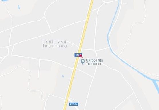 Схема рекламной плоскости по адресу Ивановка с., Дом  Культуры