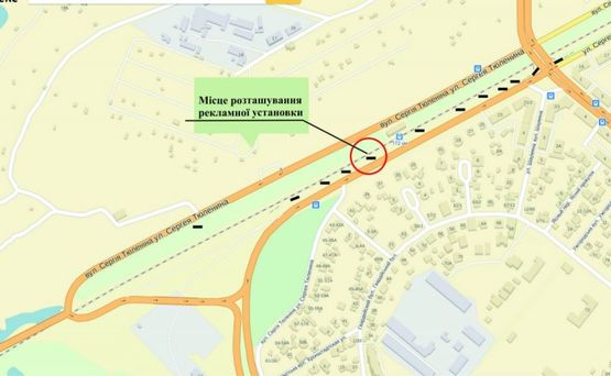 Схема рекламной плоскости по адресу Набережная Тюленина поворот с Набережной 4
