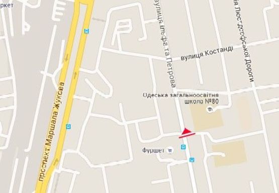 Схема рекламной плоскости по адресу Ильфа и Петрова ул., 11-А