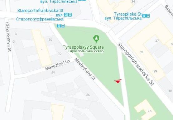 Схема рекламной плоскости по адресу Мечникова ул. - ул. Разумовская