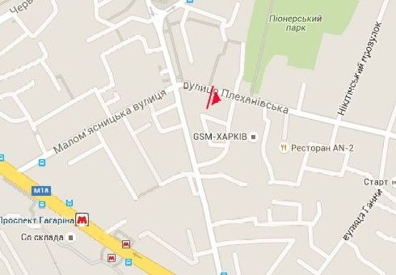 Схема рекламної площини за адресою Плехановская ул., 2-5