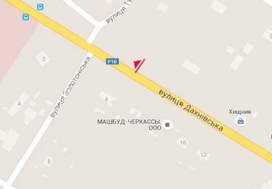 Схема рекламной плоскости по адресу Дахновская ул., 17