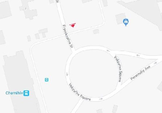 Схема рекламной плоскости по адресу Победы пр., 4