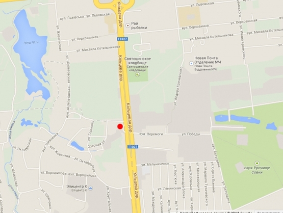 Схема рекламной плоскости по адресу ул. Б.Окружная / АТЛ -  в напр. "Форум"-"Альцест" к Одесской пл. (нижний)