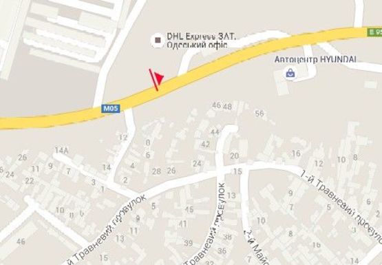 Схема рекламної площини за адресою Грушевского Михаила ул., 2-А,  АЗС WOG