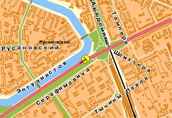 Схема рекламної площини за адресою Воссоединения пр-т, 9-й от моста Патона, ж/м Русановка, из центра