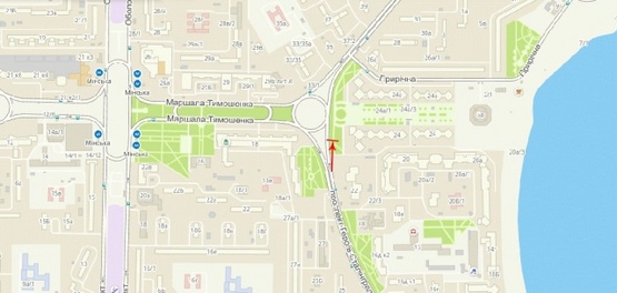 Схема рекламной плоскости по адресу Героев Сталинграда просп., 24