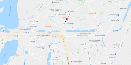 Схема рекламной плоскости по адресу Маяковского ул. 2, к Керченской пл., в центр