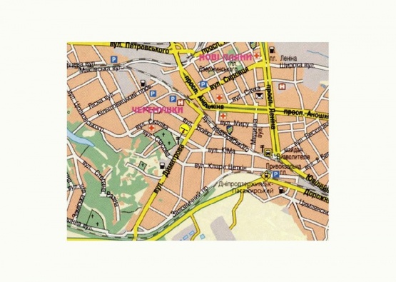 Схема рекламной плоскости по адресу Михаила Грушевского ул. 14а, в центр