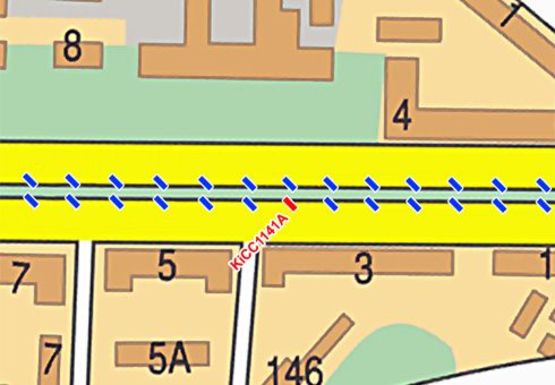 Схема рекламної площини за адресою Победы пр.